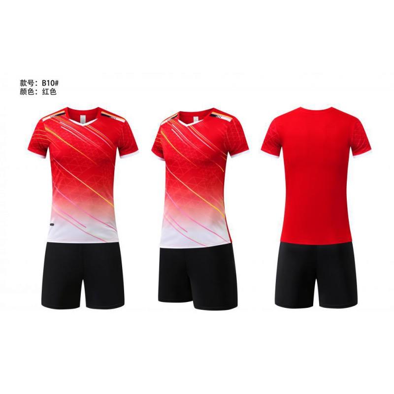 Breathable Short Sleeve Sports Shirt Men Women Training Competition Tennis Badminton Volleyball