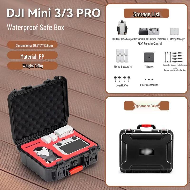 

XFJI Protective Carrying Solutions for DJI Drones Standard/Smart Remote Compatible
