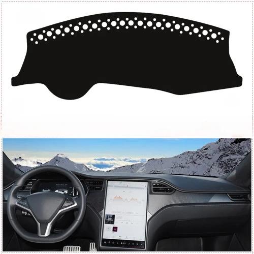 

Для Tesla Model XS 2024 Кришка приладової панелі автомобіля Сонцезахисні навіси Килимки Захист від ультрафіолету Корпус приладової панелі Накладки Нековзні килими Автоаксесуари Flannel