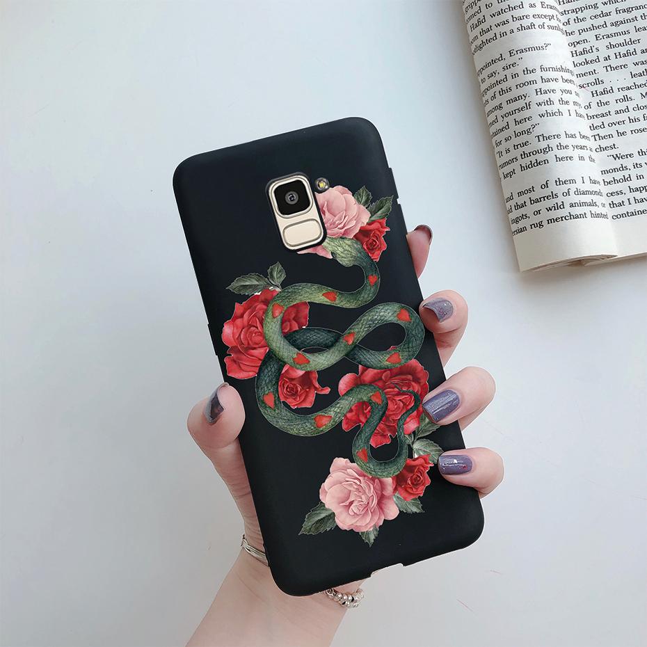 For Samsung J6 2018 Case J600F Soft Silicone Cute Love Heart Flower Cover For Samsung Galaxy J6Plus 2018 J6+ J6 Plus J610F Case