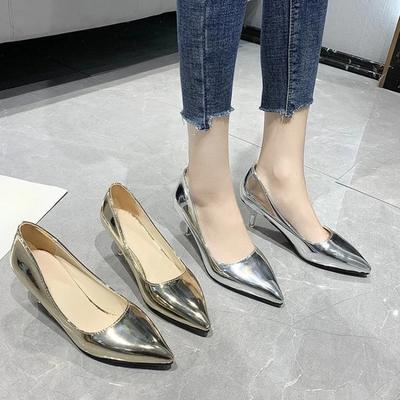 New High Heel Shoes Women's Fine Heel Pointed Sexy Party Shoes Women's Plus Size 33-43 Fashion Women