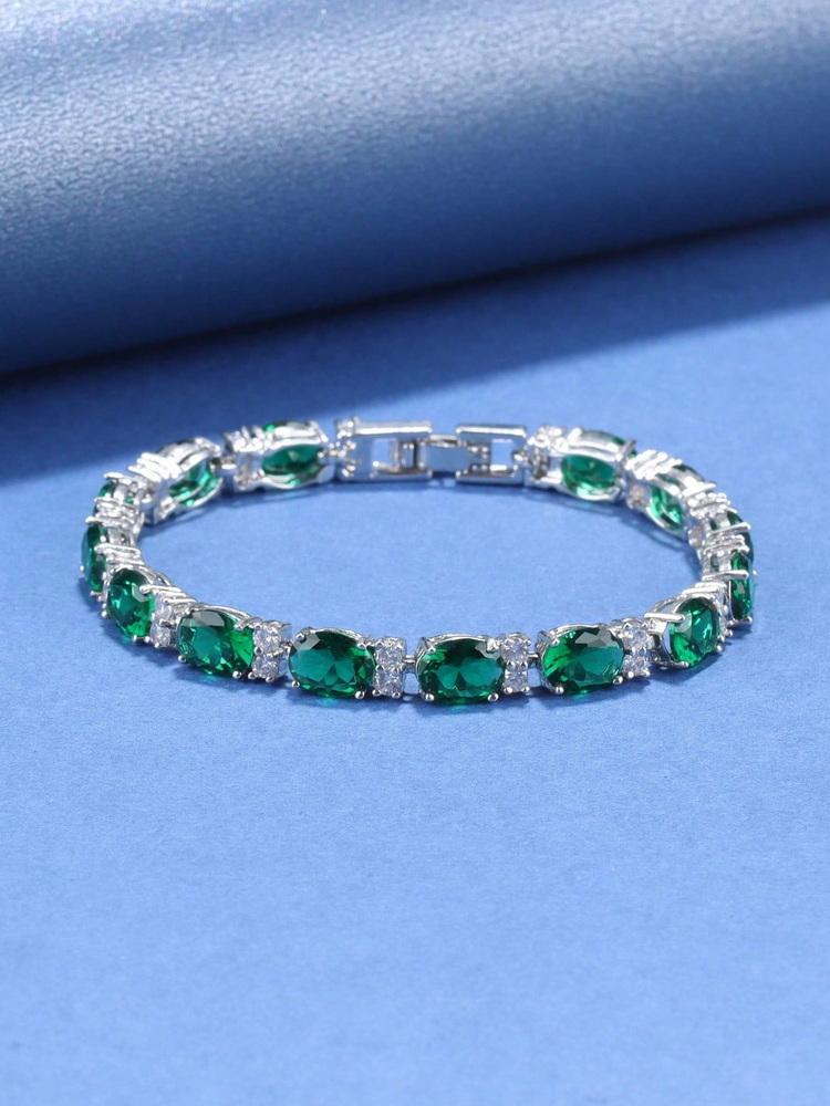13-Colors   Luxury Bracelet Colorful Zircon Accessories Fine Jewelry For Woman Wedding-Party Gift