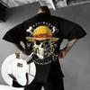 Unisex Oversize One Piece Skull Anime T Shirt Men Women Cotton Streetwear Casual Short Sleeve Top Graphic Tee Trendy 2026 Summer