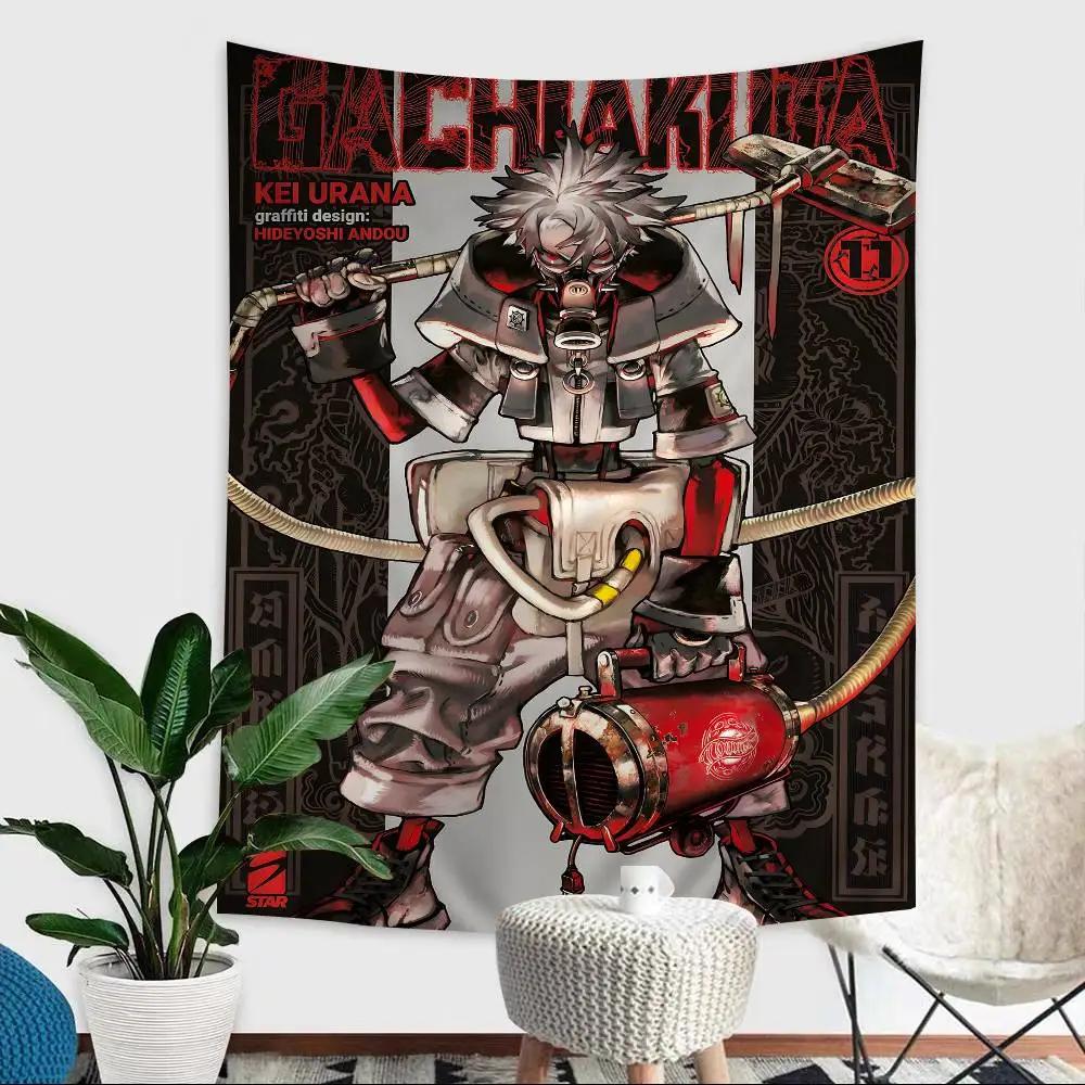 Japanese Supernatural Combat Anime GGachiakuta Tapestry Art Printing Art Science Fiction Room Home Decor Home Decor