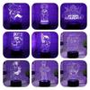 Colorful 3d My Hero Academia Night Light Led Table Lamp For Anime Lovers And Collectors