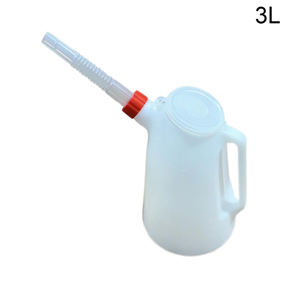 1.2/2/3/4/5L Oil Measuring Jug With Flexible Spout Oil For Automotive,Boat&Motorcycle Can Plast J0C8