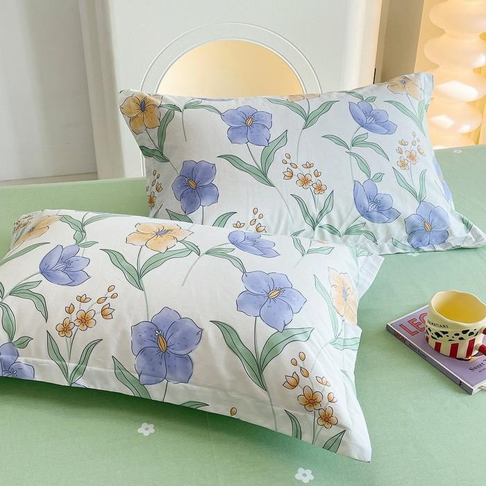 2025 Fresh Floral Print Pure Cotton Pillowcase - All-Cotton Series
