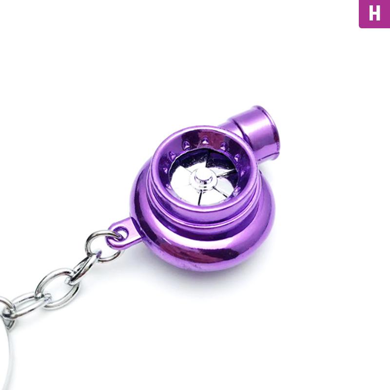 

Хромированный металлический брелок-турбокомпрессор, без пластикового вращающегося компрессора