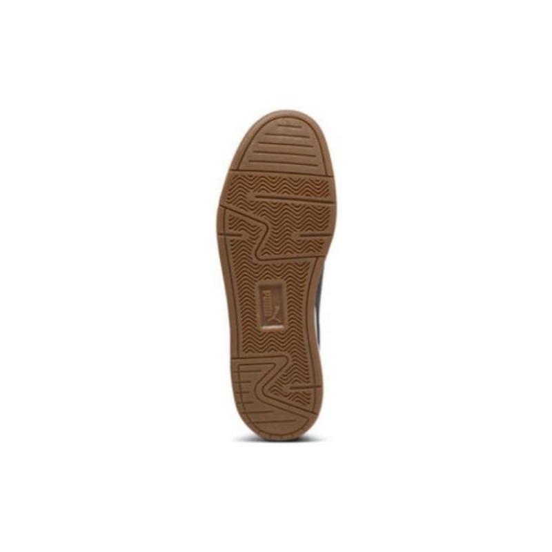 Puma Caracal Unisex Leder Atmungsaktiv Verschleißfest Niedrig geschnitten Skate-Schuhe Puma Weiß Schwarz Grün Grau 369863-44