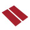 2PCS Rectangle Reflector Self Adhesive Stick 144x51mm High Visibility Red Self Adhesive Rectangle Reflector for Trucks