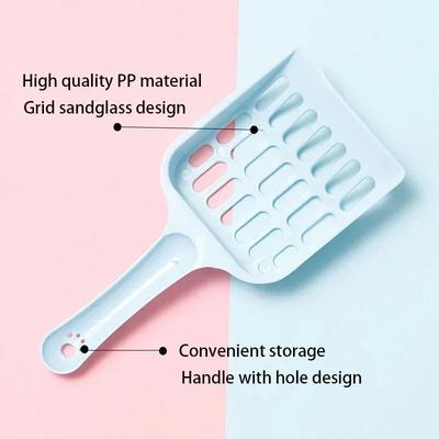 Durable Thick Cat Litter Shovel Cat Scoop Shovel Waste Tray Pet Cleaning Tool Plastic Cat Sand Toilet Supplies Cleaner Spoons