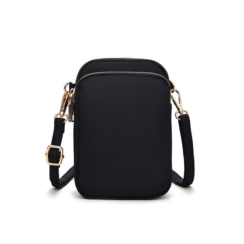 

Waterproof Fashion Shoulder Bags Women s Travel Essentials Phone Key Belongings Storage Handbags Wild Coin Paperwork Organized чёрный