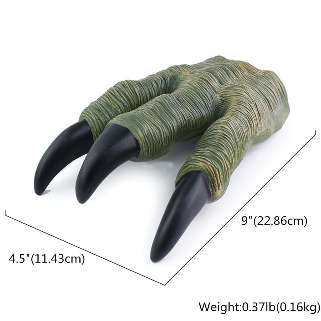 1 para Pazurów Dinozaura Rękawiczki Łapy Cosplay Dinozaura Akcesoria Kostiumowe Velociraptor Zabawa w Odgrywanie Ról Przybory na Imprezę