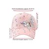Butterfly Design Butterfly Baseball Cap Adjustable Glitter Baseball Hat Rhinestone Baseball Cap