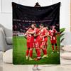 Bayern Munich Blanket Durable Comfort Suitable for Seaside Bedding Livingroom All-Season Use Modern Perfect Gift for Relatives and Friends