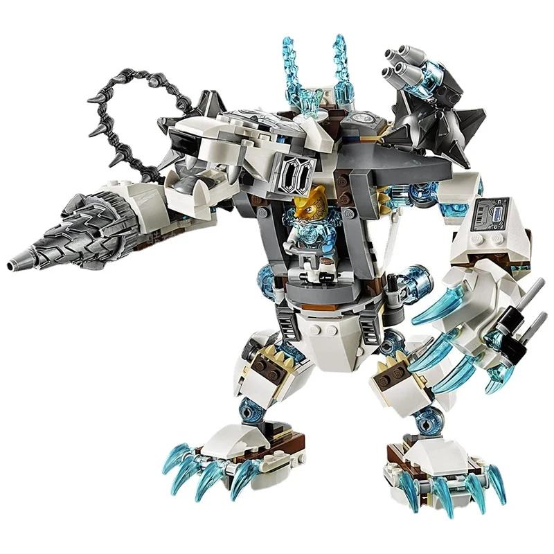 Uitverkocht Bouwstenen 70223 IJsbeer Super Mecha Reuzenbeer Wagen Jongens Assemblage Speelgoed Kinderen Educatieve Cadeaus
