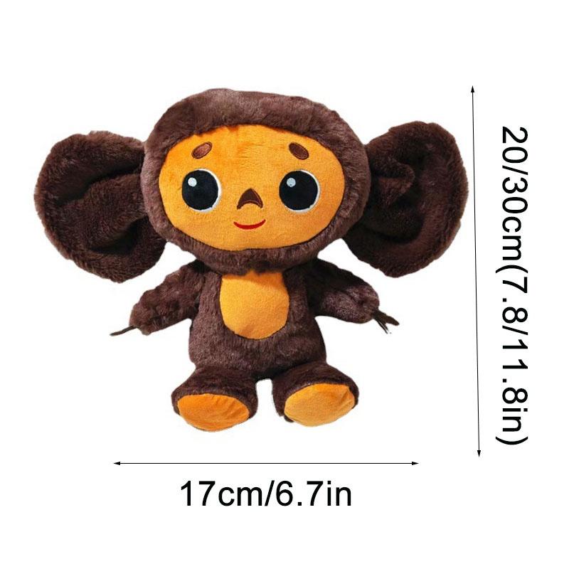 

Плюшевые игрушки Чебурашка Обезьяна Мягкие игрушки Куклы Детский Рождественский Декор Подарок на День рождения Open Eyes,30cm/11.81in