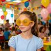 Nostalgie 3D Printed Insect Compound Eye Glasses, Adjustment Help Training Focus Fun Eyeglasses for Teens Adults Halloween Party Cosplay Novelty