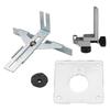 Edge Guide Template for Router Trimming Machines Fits 3701 3703 3709 For 3710 Models ABS Plastic and Metal Parts