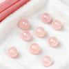 Rose Quartz Round Beads - Natural Pink Crystal Grapefruit for DIY Jewelry Making
