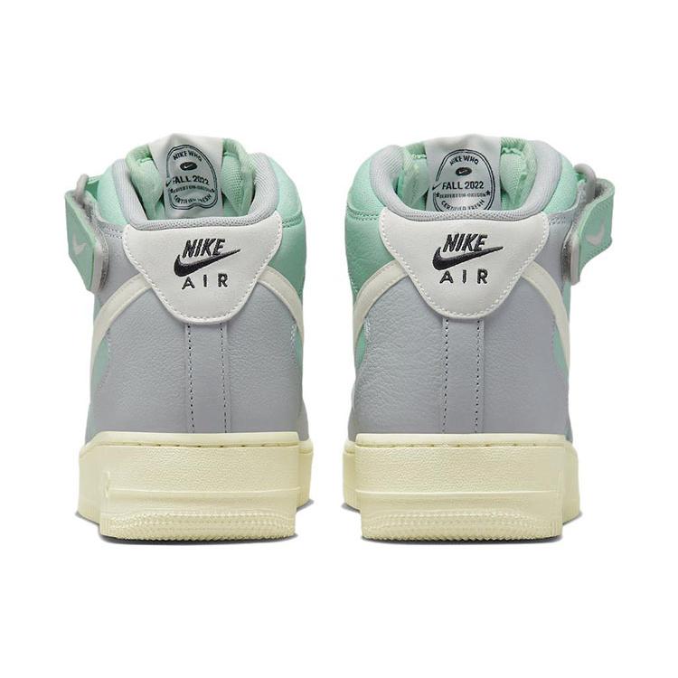 New Nike Air Force 1 Mid '07 Lx Grey Fog Enamel Green DQ8766-002