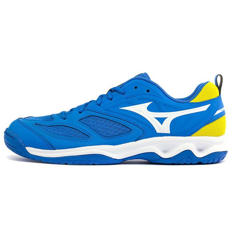 Mizuno Dynablitz Lightweight Breathable Low-Top Volleyball Training Shoes Unisex Sneaker Blue Yellow V1GA212247