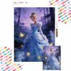 Cinderella Diamond Painting Art Mosaic Kit Handmade diy5D Home Decor Gift Fairy Forest Butterfly Aesthetic Wall Art
