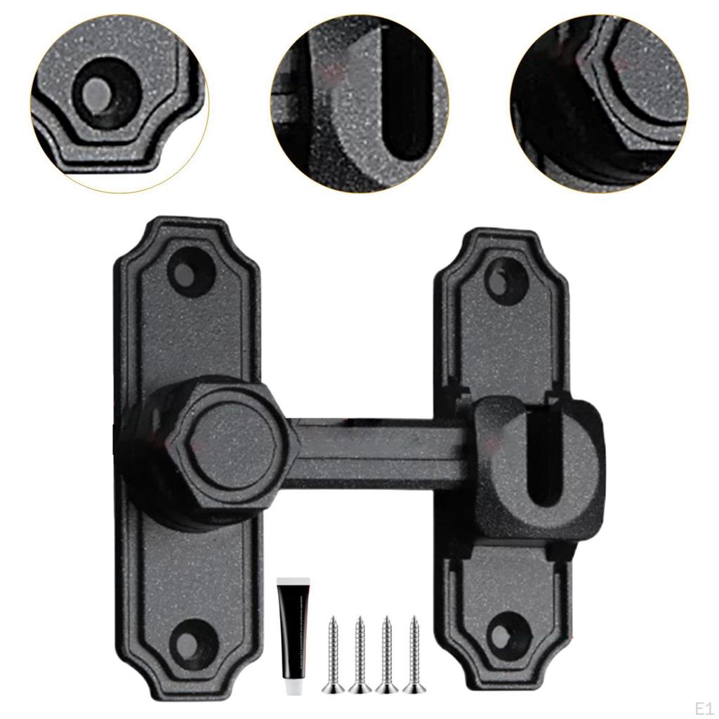 Schiebetürschloss 90/180 Grad Riegel Tor für Schrank Schränke Garten