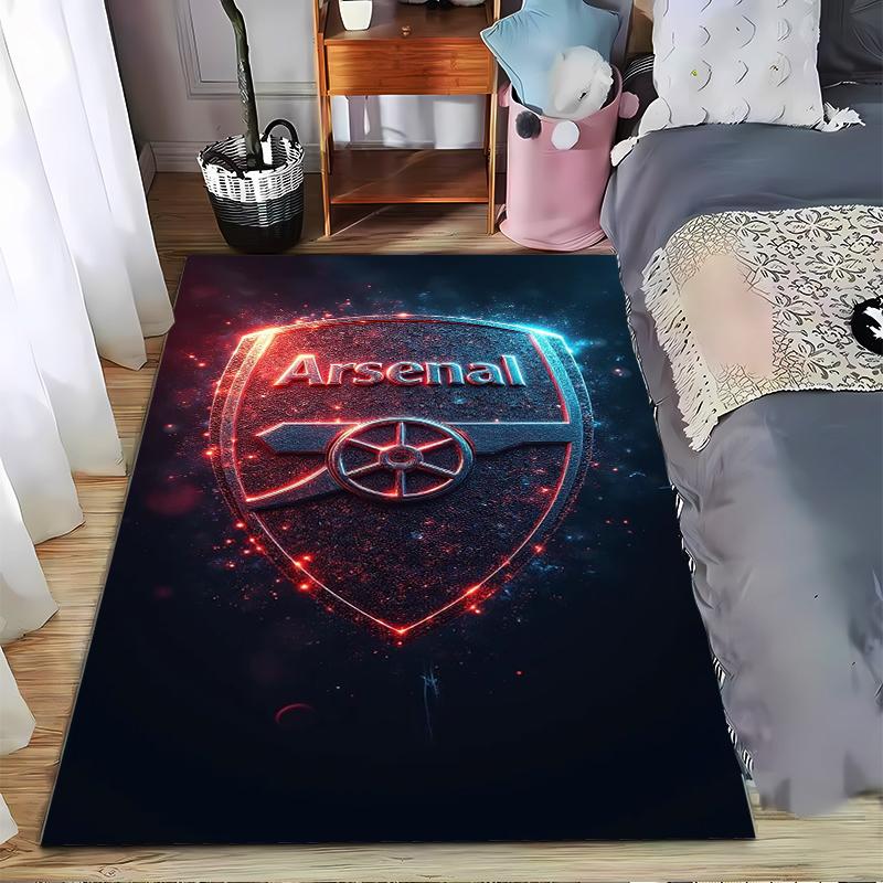 Arsenal Logo Designed floor mat, suitable as a non-slip mat for the living room or bedroom sofa