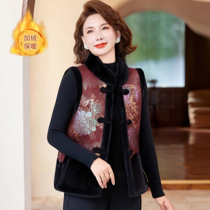 Women's New Vest Fleece Autumn and Winter Thickened Women's Vest Jacket