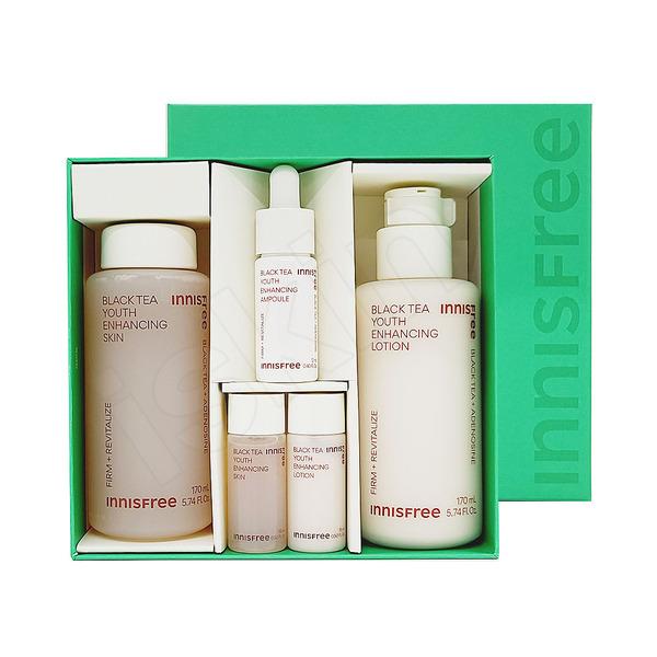 Innisfree Black Tea Youth Enhancing Skincare Set