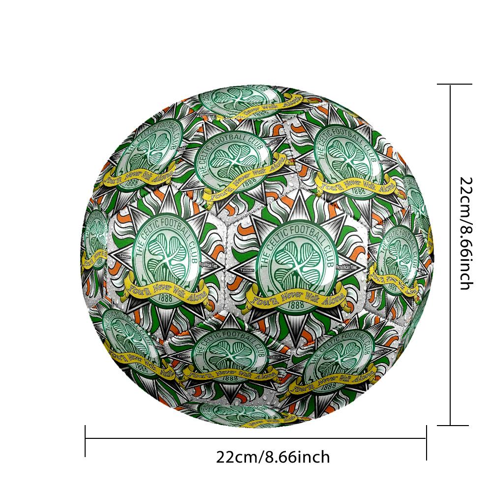 Celtic FC  clubIndoor Soccer Ball Colorful All Ages Machine Stitched PVC Competition Ready Durable High-Bounce
