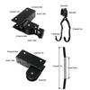 Bicycle Hoist Garage Storage Bike Lift Pulley System with 60kg Bearing Overhead Bike Rack Heavy Duty Ceiling Bicycle Hanger