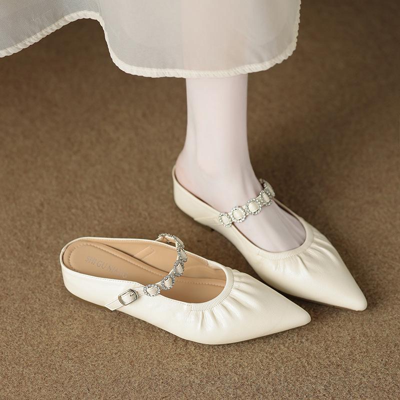 4088-2 Inner Height-increasing Slippers Women's Bag Head Half-trailer Outer Wear 2025 Summer New One-pedal Cool Slippers