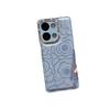 OPPOReno13pro Mobile Phone Case Camellia Flowers Suitable for FindX8U Metal Ring Leather Pattern Reno12 Protective Case