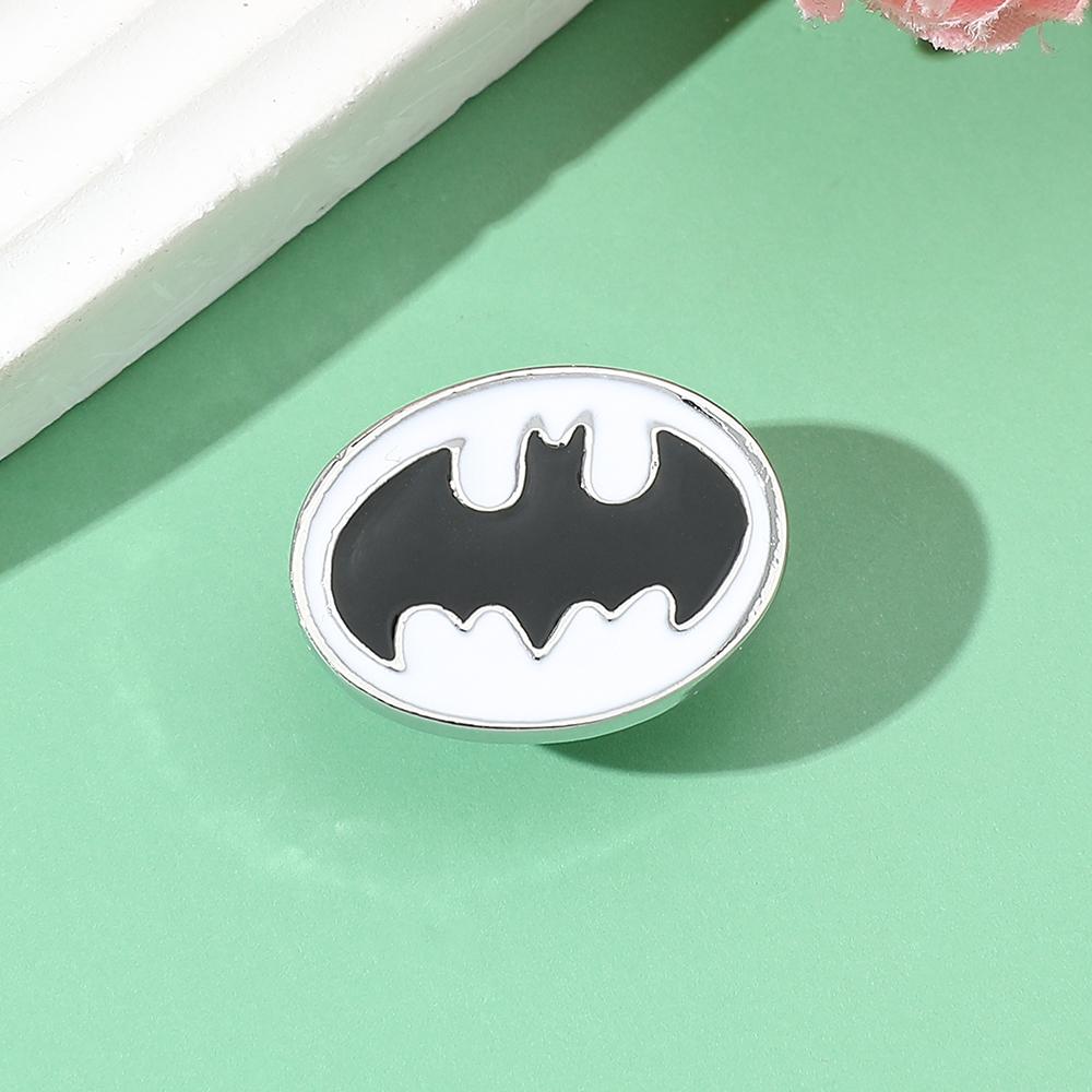 Bat Anime Figure Movie Peripheral Decoration Metal Badge for Cartoon Bag Clothes Brooch Pin Commemorative Gifts