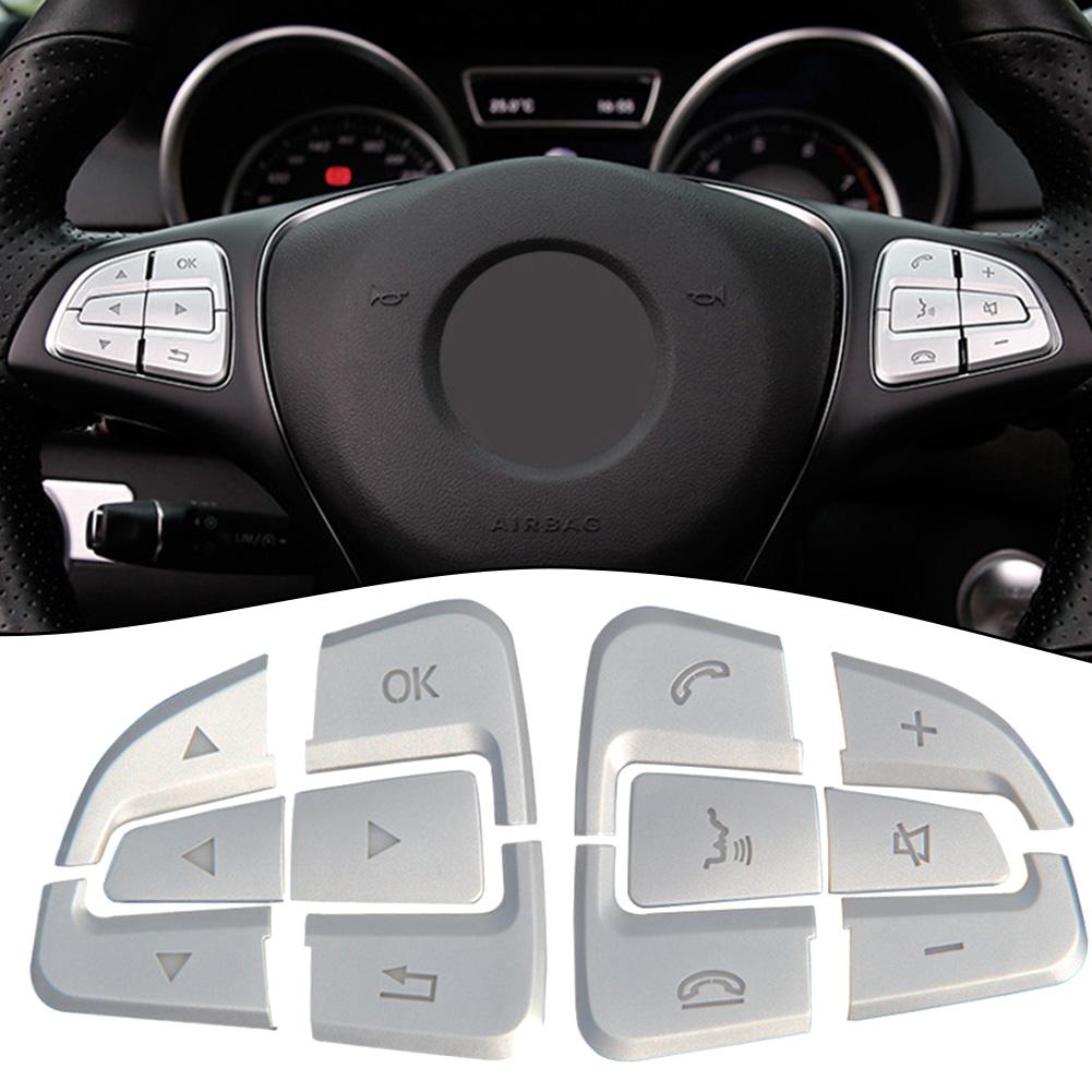 Car Steering Wheel Switch Cover for Mercedes For Benz Custom Fit for A/B/C/E/G Class Upgrade Your Driving Experience