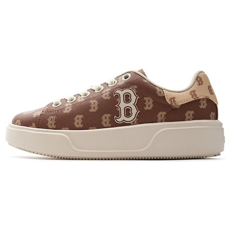 MLB Chunky Classic Lace-Up Comfortable Low-Top Sneakers Unisex Sneakers Dark-Brown 3ASXCCM3N-43BRD