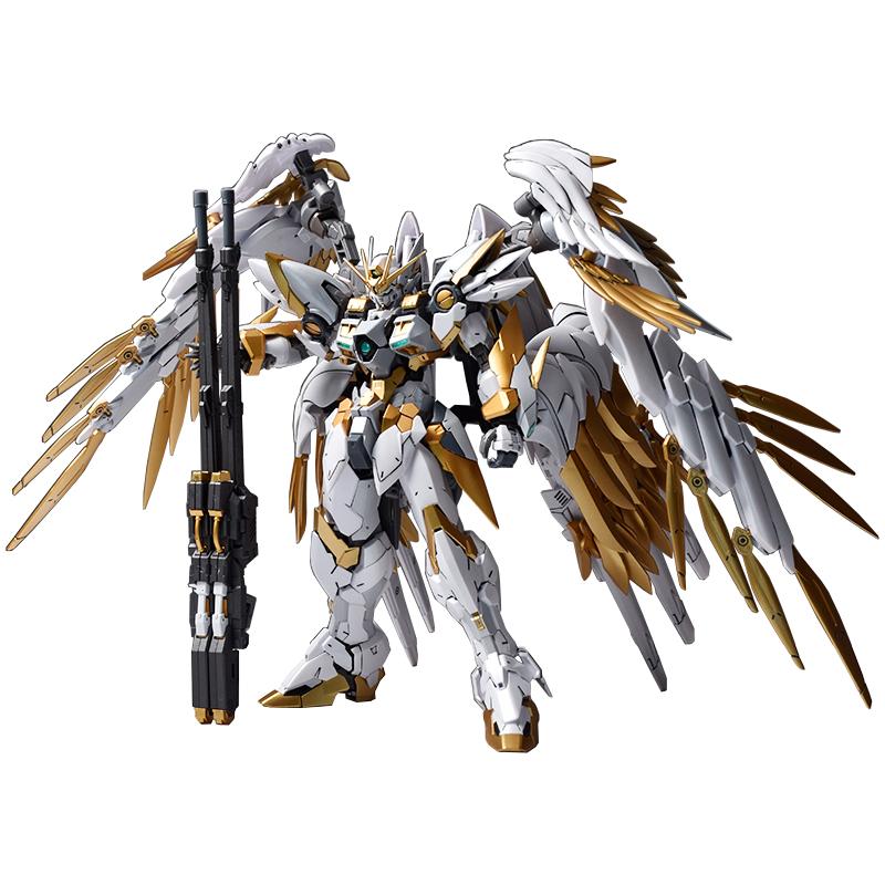 DABANN MG 1/100 Model 8820 WING ZERO Golden White Special Coating Plating Mobile Suit Kids Toys