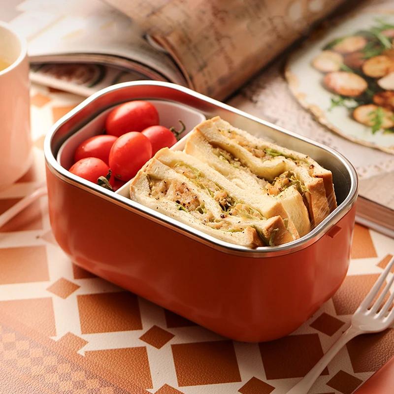 110V 220V Electric Mini Portable Rice Cooker Lunch Constant Temperature Heating Bento Box Food Warmer 1L