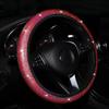 Car Universal 37/38cm Steering Wheel Cover Elastic Handle Cover Colorful Bronzing Diamond BlingBling Steering Wheel Accessories