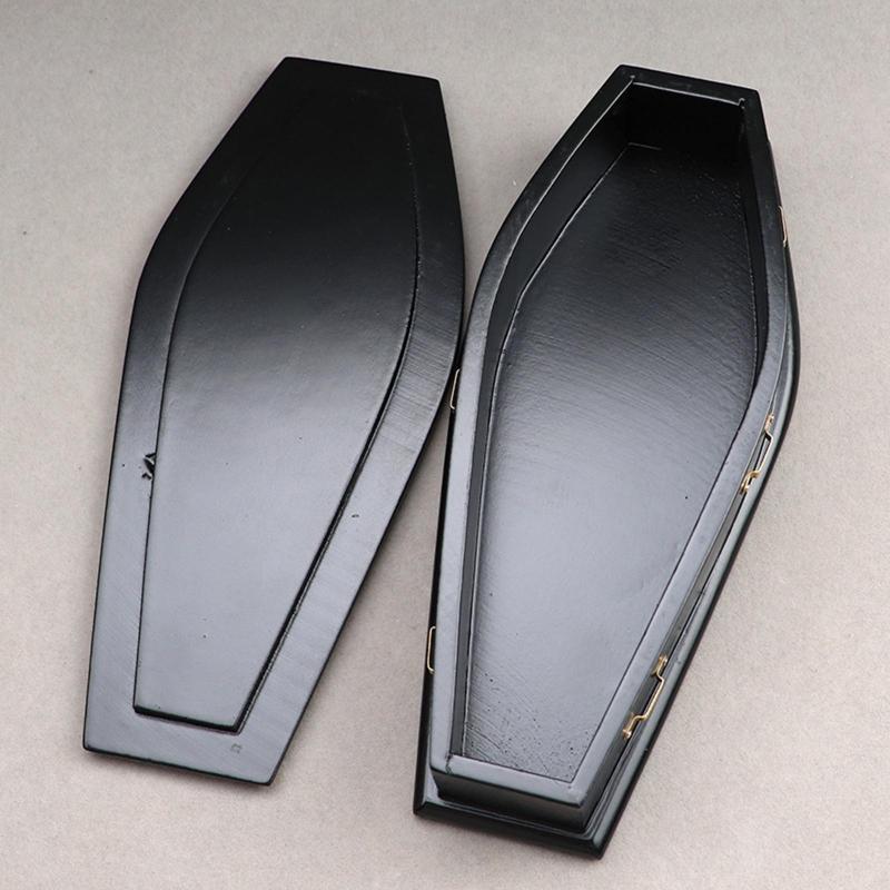 Miniature Coffin Wood Realistic Coffin for Girls 1/12 for Doll House Decor Micro Scene Furniture 1/6 Baby for Doll Accs