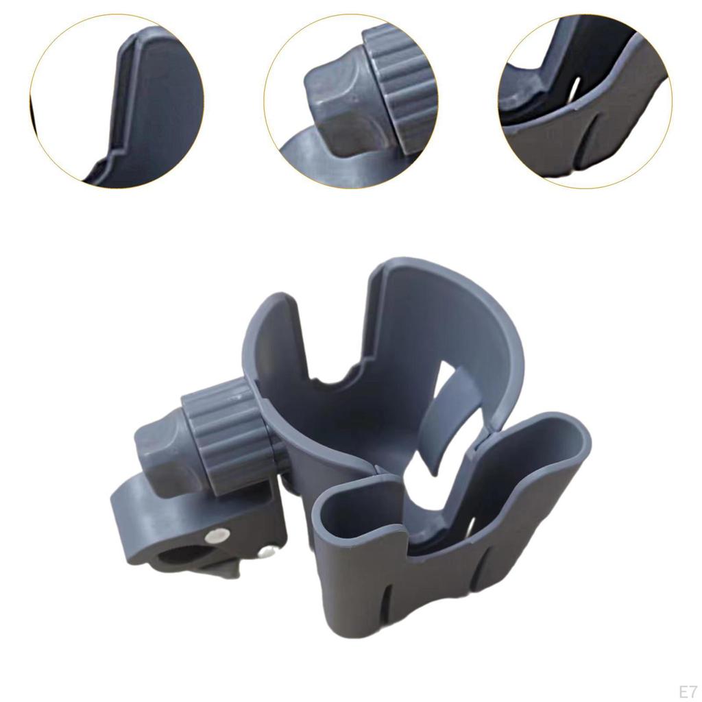 Universal Stroller Cup Holder with Phone for Bike Trolley Accessories Black