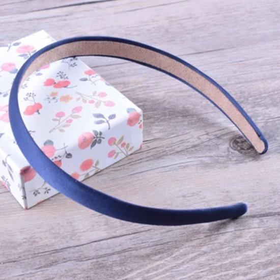 24 Stück/Los Satin Kunststoff Stirnband Einfarbig Haarbänder Kinder Schlichtes Haarband Kopfreifen Haarschmuck Für Frauen 15MM Breit