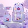 K-Pop Witch Hunters Cartoon Printed Student Pencil Bag Lunch Bag Three-Piece Backpack