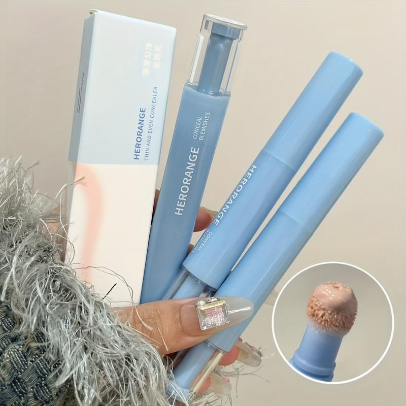 Herorange Concealer and Contouring Pen, Moisturizing and Lightweight, Covers Blemishes, Dual-Effect Highlight and Shadow, Creates a Three-Dimensional