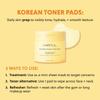 Hanyul Yuja Brightening Toner Pads With Vitamin C niaCinamide 60 Pads