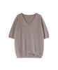 Baseukala V-Neck Half Sleeves Knitwear (7Colors)