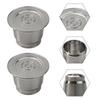 Reusable Stainless Steel Coffee Capsules Designed for Filter For Pods Made of 304 Stainless Steel Providing Long Term Use