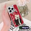 Date a Live Kotori Itsuka Silver Plating Magsafe Mobile Phone Case for iPhone 17 16 15 14 13 12 11 Air Pro Max Plus Cover